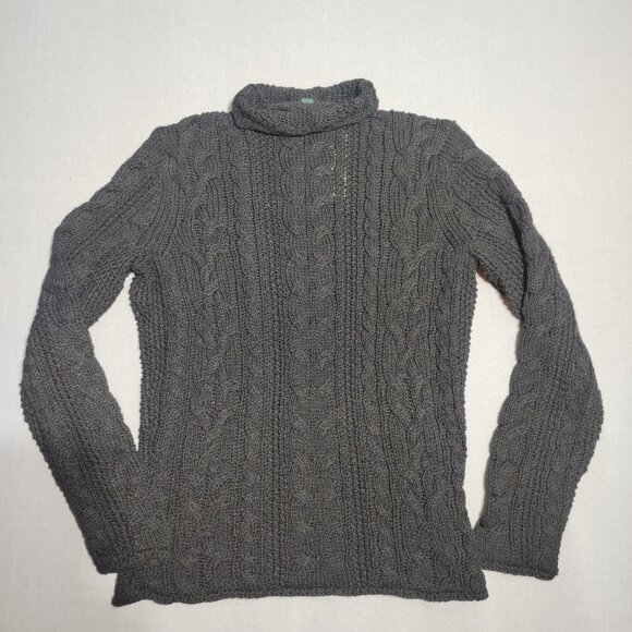 LRL Lauren Ralph Lauren knit sweater women's size M black colour turtle neck NWT - Picture 3 of 11